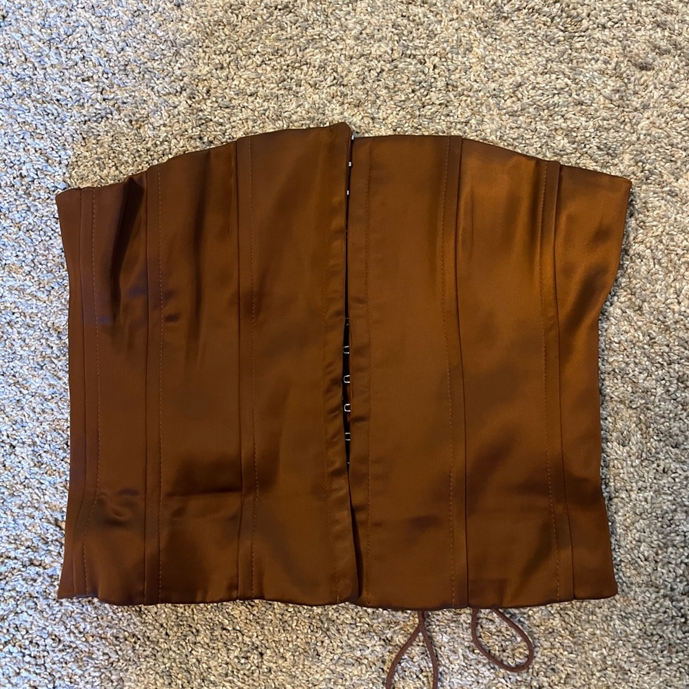 Brown Danielle guizio corset top